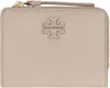 Tory Burch Mcgraw Bi-fold Wallet In Beige