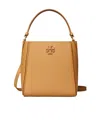 Tory Burch Mcgraw Leather Bucket Bag In Brown