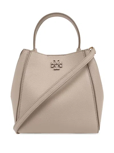 Tory Burch Mcgraw Small Bucket Bag In Neutrals