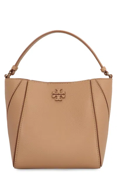Tory Burch Mcgraw Mini Bucket Bag In Brown