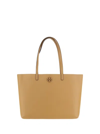 Tory Burch Mcgraw Shopper Bag In Beige