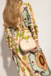 Tory Burch Mcgraw Leather Camera Bag In Cream