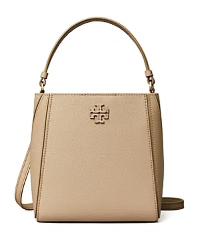 Tory Burch Mcgraw Small Bucket Bag In Metallic