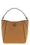 Tory Burch Mcgraw Small Bucket Bag In Sand