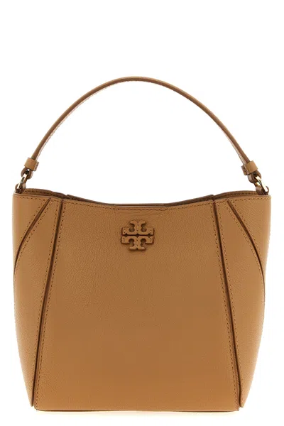 Tory Burch 'mcgraw' Small Bucket Bag In Sand