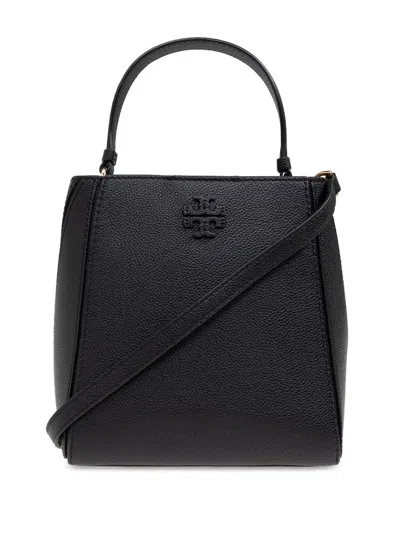 TORY BURCH TORY BURCH MCGRAW SMALL LEATHER BUCKET BAG