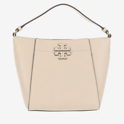 Tory Burch Mcgraw Small Shoulder Bag In Ivory