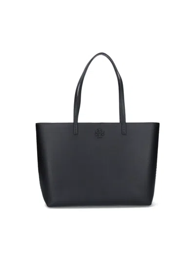 Tory Burch 'mcgraw' Tote Bag In Black  
