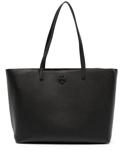 Tory Burch Mcgraw Tote In Black