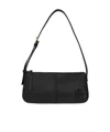 Tory Burch Mcgraw Wedge Shoulder Bag In Black