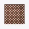 Tory Burch Medallion Logo Silk Square Scarf