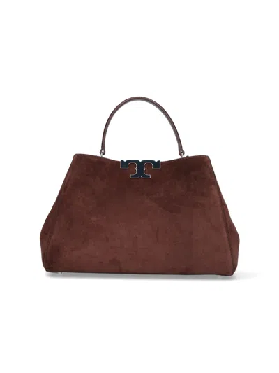 Tory Burch Medium Bag "eleonor" In Brown