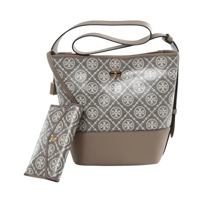 Pre-owned Tory Burch Medium Bucket Bag 'charcoal' | Grey | Women's Size Onesize