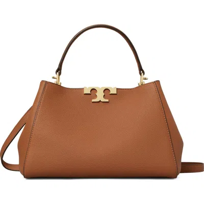 Tory Burch Medium Eleanor Satchel In Aged Tan
