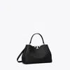 Tory Burch Medium Eleanor Soft Satchel In Black