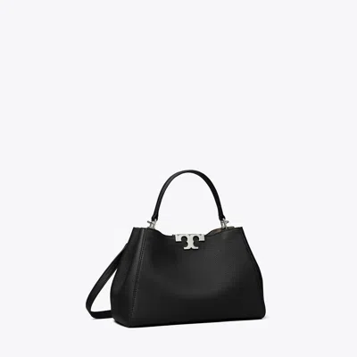 Tory Burch Medium Eleanor Soft Satchel In Black