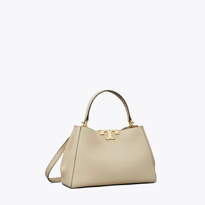 Tory Burch Medium Eleanor Soft Satchel In Gray