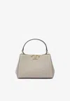 Tory Burch Medium Eleanor Soft Satchel Leather Shoulder Bag In Sand
