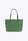 Tory Burch Medium Ever-ready Monogram Tote Bag In Green