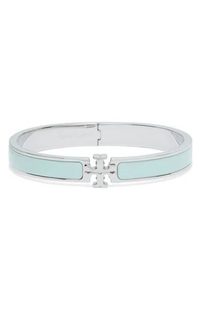 Tory Burch Medium Icon Enamel Bracelet In Blue