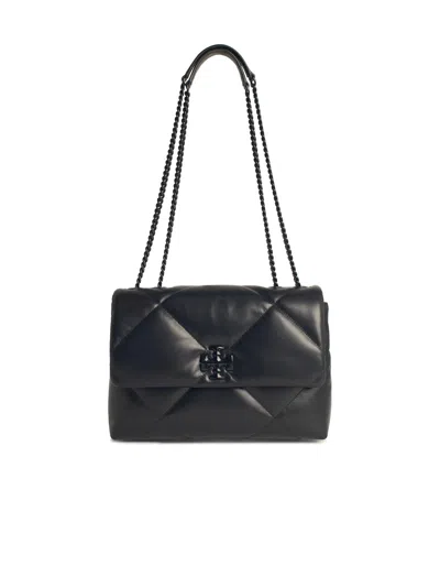 Tory Burch Medium Kira Black Leather Bag