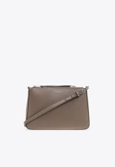 Tory Burch Medium Perry Leather Shoulder Bag In Brown