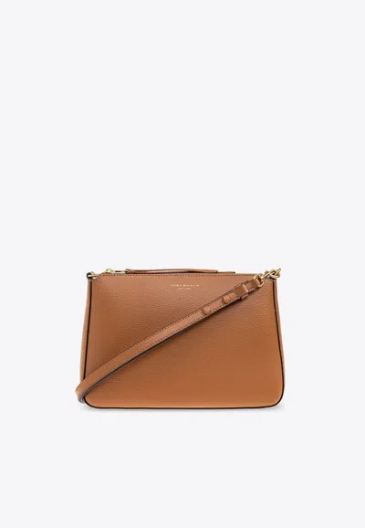 Tory Burch Medium Perry Leather Shoulder Bag In Brown