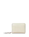 Tory Burch Romy Zip Fastening Medium Wallet In Neutral