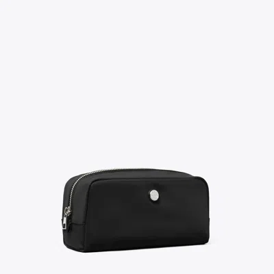 Tory Burch Medium Twist Cosmetic Case In Black