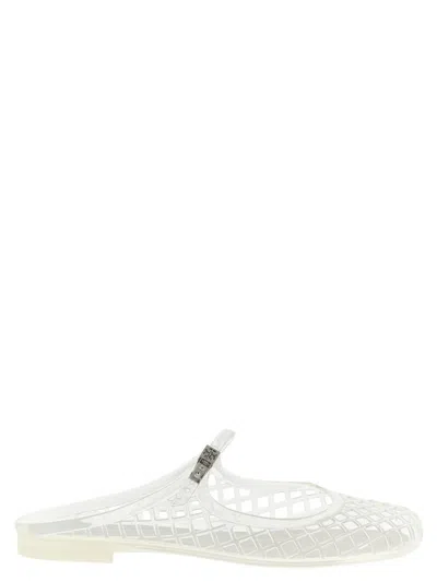 Tory Burch 'mello Mary Jane Jelly' Sabots In White