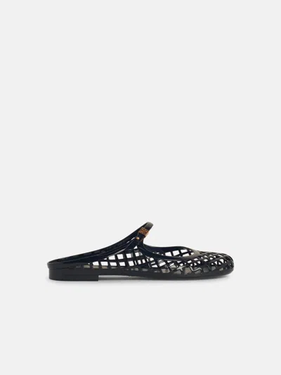 Tory Burch 'mellow' Black Rubber Ballet Flats