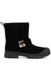Tory Burch Mellow Shearling Boot In Schwarz