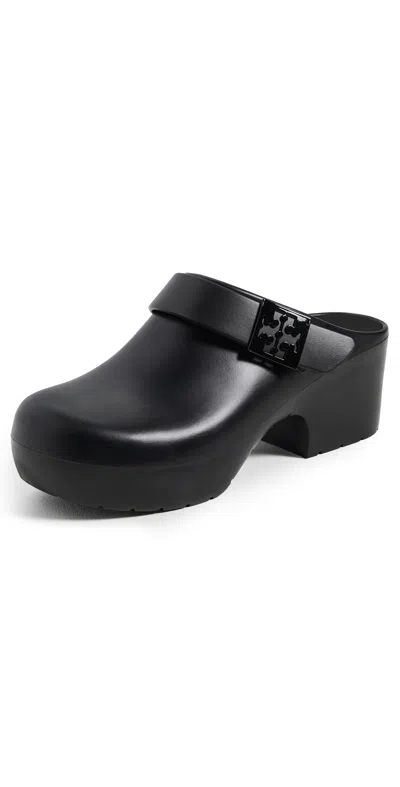 Tory Burch Mellow Eva Clogs 35mm Perfect Black In Multi