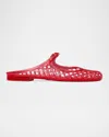 Tory Burch Mellow Mary Jane Jelly Mule In Red Volcano  Red Volcano