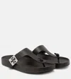 Tory Burch Leather Flat Sandals