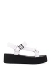 Tory Burch Mellow Leather Wedge Sandals
