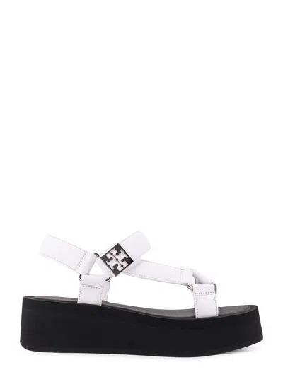 Tory Burch Mellow Leather Wedge Sandals