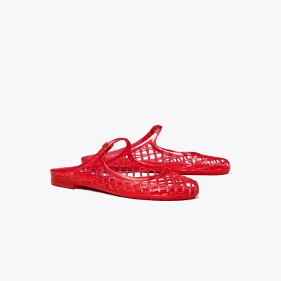 Tory Burch Mellow Mary Jane Jelly In Red