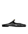 Tory Burch Mary Jane Jelly Mellow Mules In Black