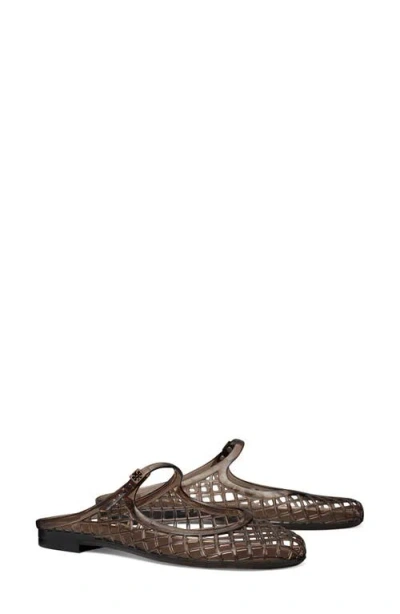 Tory Burch Mellow Jelly Mary Jane Ballerina Mules In Purple