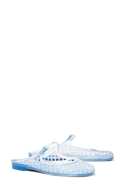 Tory Burch Mellow Mary Jane Jelly Mule In Blue