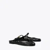 Tory Burch Mary Jane Jelly Mellow Mules In Perfect Black/black