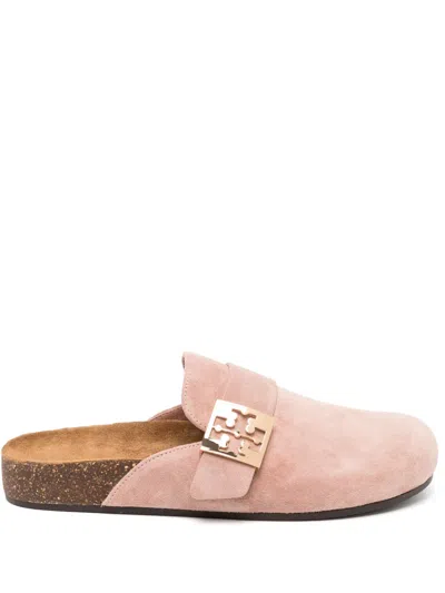 Tory Burch Mellow Mules In Malva/gold