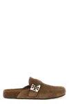 Tory Burch Mellow Logo Shearling Flat Mules