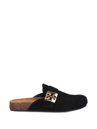 Tory Burch Mellow Mules In Black