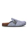 Tory Burch Mellow Studded Mule In Blue