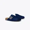 Tory Burch Mellow Pavé Mule In Blue