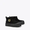 Tory Burch Mellow Platform Boot In Perfect Black/gold