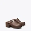 Tory Burch Mellow Platform Heeled Clog In White
