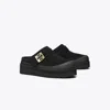 Tory Burch Mellow Platform Mule In Black